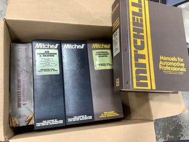 Various 1980s/1990s Mitchell Service/Repair Books
