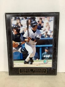 Jorge Posada NY Yankees wall plaque(10.5in.x13in.)