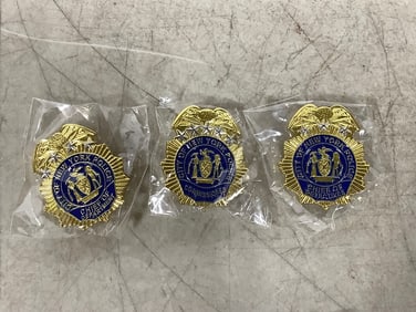 NYPD mini shield lapel pins(Chief of Detectives, Chief of Dept., Police commisioner)