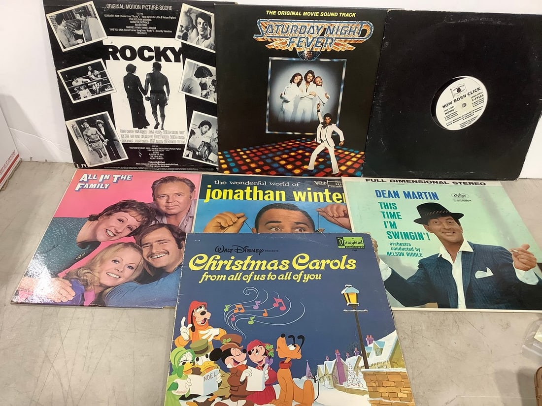 Vintage records(Dean Martin, Saturday Night Fever, and more): Vintage records(Dean Martin, Saturday Night Fever, and more)