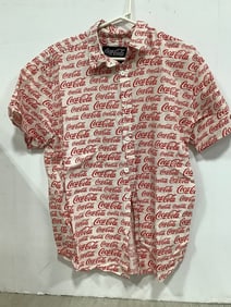 Coca Cola button up shirt(L)