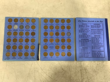 Lincoln Head Cent Collection booklet starting 1941