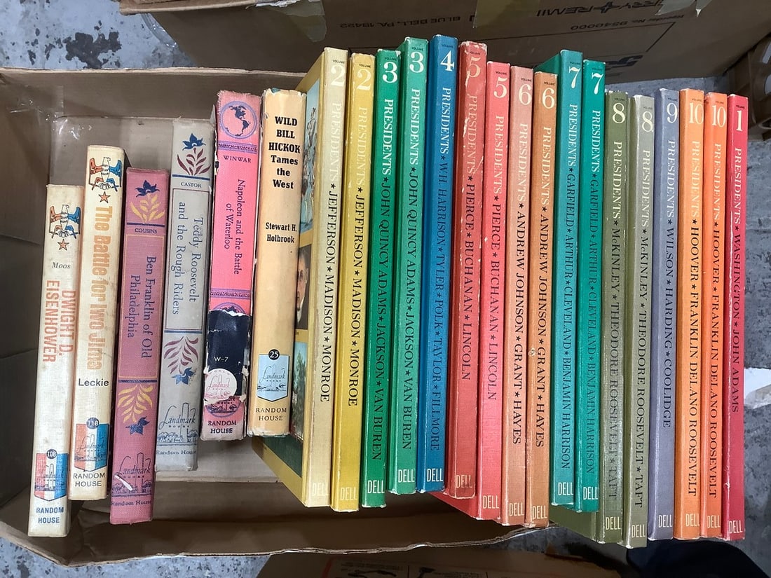 Vintage books(Ben Franklin of Old Philadephia, The Battle for Iwo Jima, Teddy Roosevelt and the: Vintage books(Ben Franklin of Old Philadephia, The Battle for Iwo Jima, Teddy Roosevelt and the Rough Riders, and more)