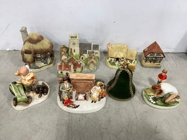 House decor(David Winter collectible statues, Sebastian collectibles, and more)
