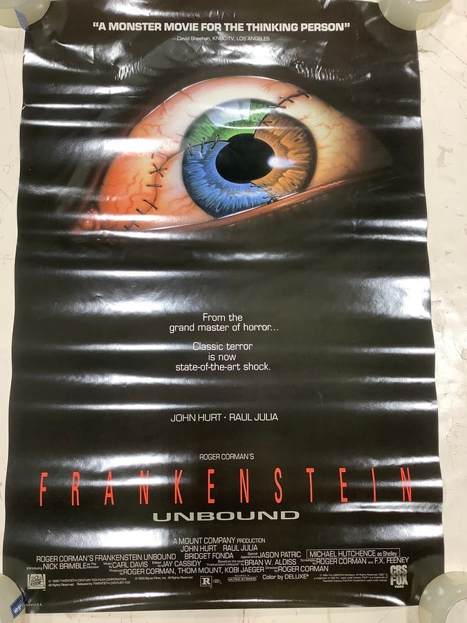 Frankenstein rated R movie poster(25.5in.x38in.): Frankenstein rated R movie poster(25.5in.x38in.)