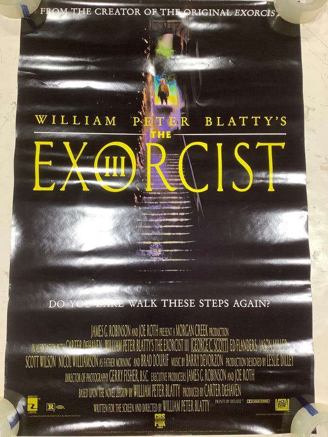 The Exorcist III rated R movie poster(25.5in.x38in.): The Exorcist III rated R movie poster(25.5in.x38in.)