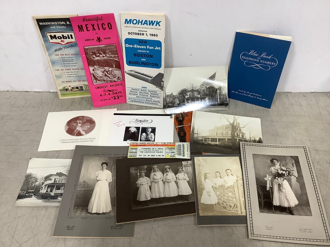 Vintage Brochures, and Photographs: Vintage Brochures, and Photographs