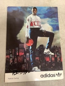 Adidas Patrick Ewing Art Print with Signature (6inx8.5in)