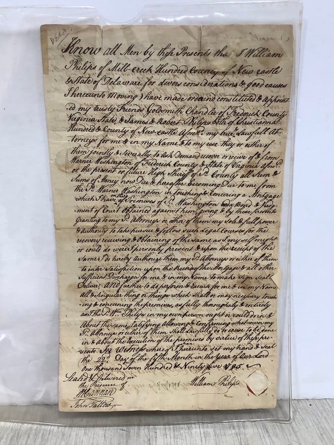 1795 Deed Transfer (8inx13in) (1 of 1)