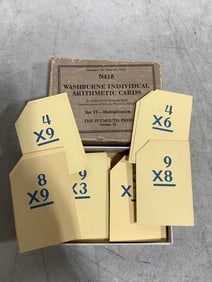 1940s Math Cards