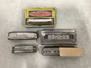 Vintage harmonicas