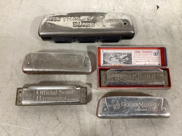 Vintage harmonicas