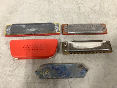 Vintage harmonicas