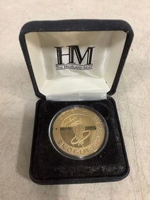 2006 Miami Heat NBA Champions coin in case