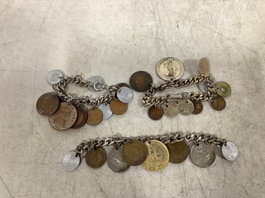 Coin bracelets