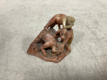 Sandstone monkeys(2.5in.tall)
