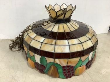 Stained Glass Lampshade (13.5in Tall)