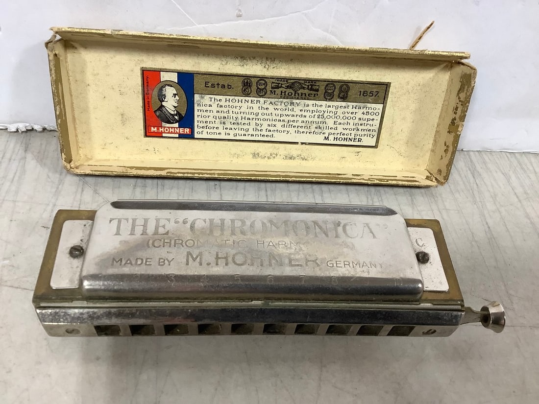 Vintage Chromatic Harmonica (1 of 1)