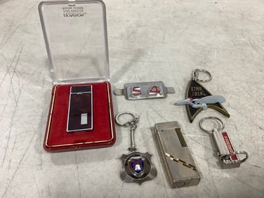 Vintage Keychains, Lighters, and more