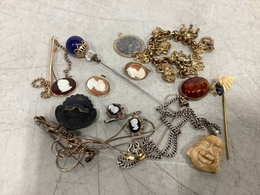 Vintage Hat Pins, and Jewelry