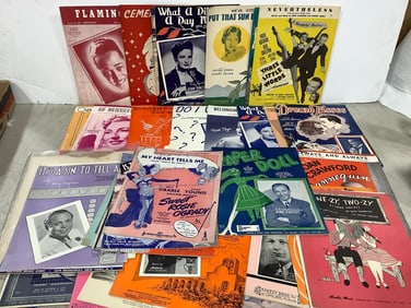 Vintage songbooks
