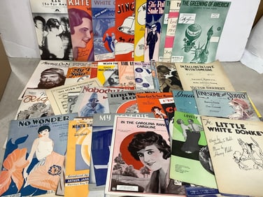 Vintage songbooks