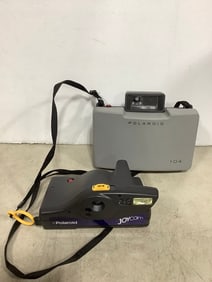 Vintage Polaroid cameras