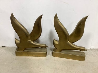 Brass swans