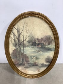 Framed wall decor art print(13in.x17in.)