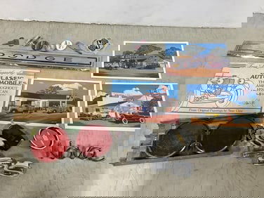 Lot of Vintage Automobile Emblems (Camero, Chevy), and more