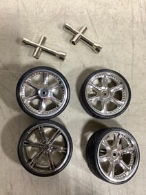 Remote Control Car Tires and Mini Wrenches