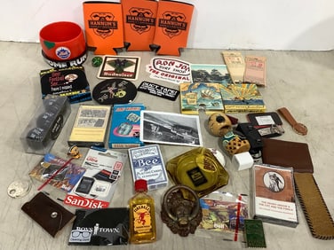 Harley Davidson Cup Sleeves, Coasters, Keychains, Golf Ball Set, and more