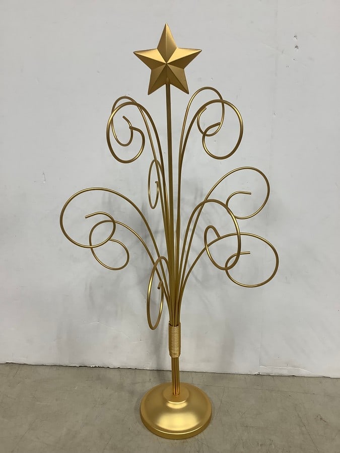 Metal Christmas tree ornament holder(22in.tall): Metal Christmas tree ornament holder(22in.tall)