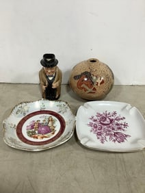Winston Churchill Royal Doulton pitcher, decorative plates, and more