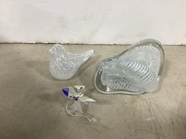 Glass sculptures(tallest 3.5in.)