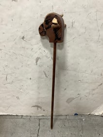 Vintage wooden stick pony