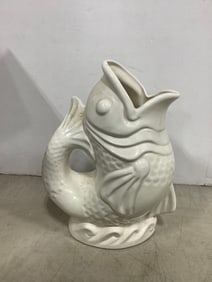Freeman McFarlin fish pitcher(10in.tall)