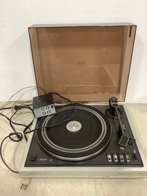 Philips record player with Realistic pre amplifier attachment
