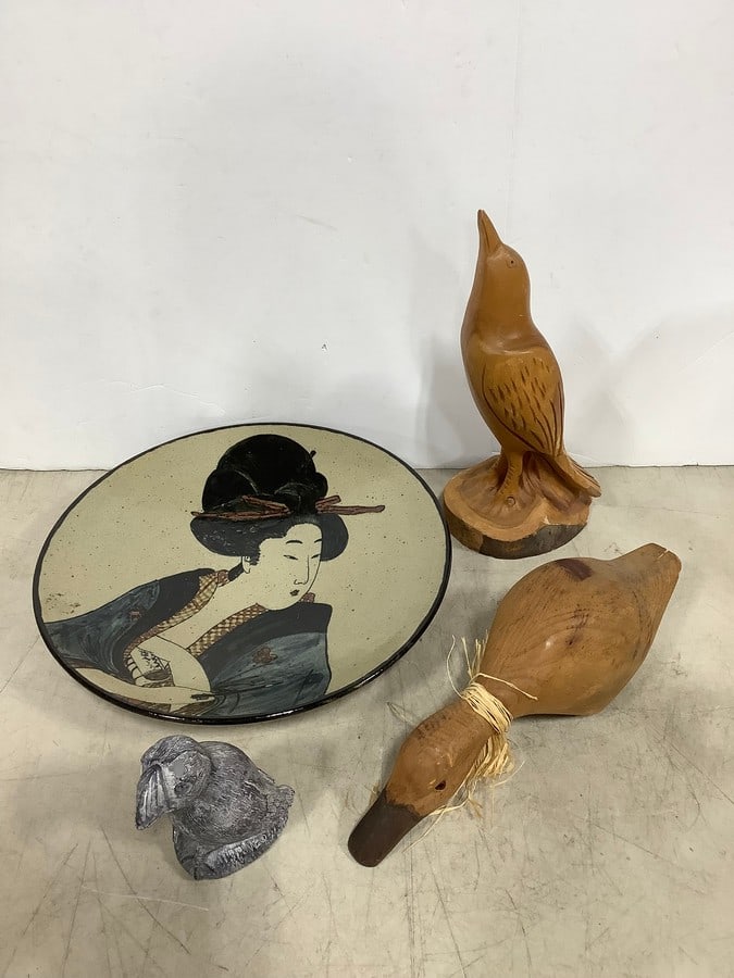 Wooden decor, decorative plate, and more (11.5in.tallest) (1 of 1)