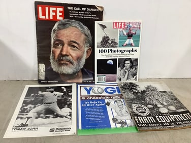 Life magazines, vintage advertising, and more