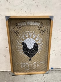 Good Morning Wall Hanging Decor (16in.x24in.)