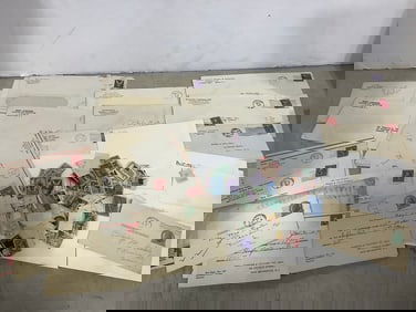 Vintage postal lot(stamps and envelopes)