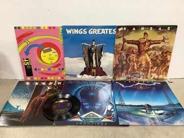 Vintage records(Journey, Survivor, and more)