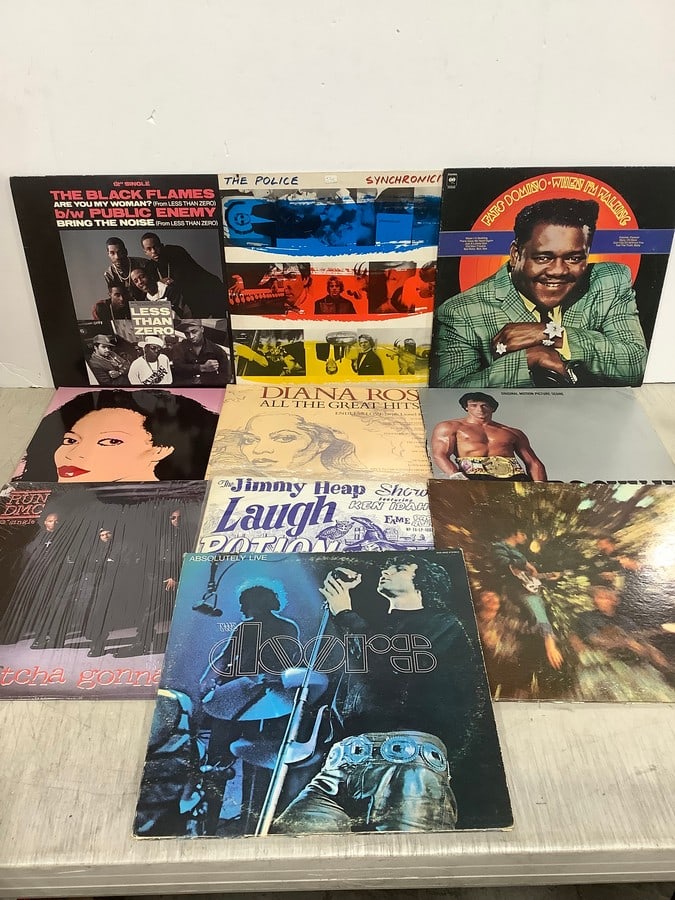 Vintage records(The Doors, Diana Ross, and more): Vintage records(The Doors, Diana Ross, and more)