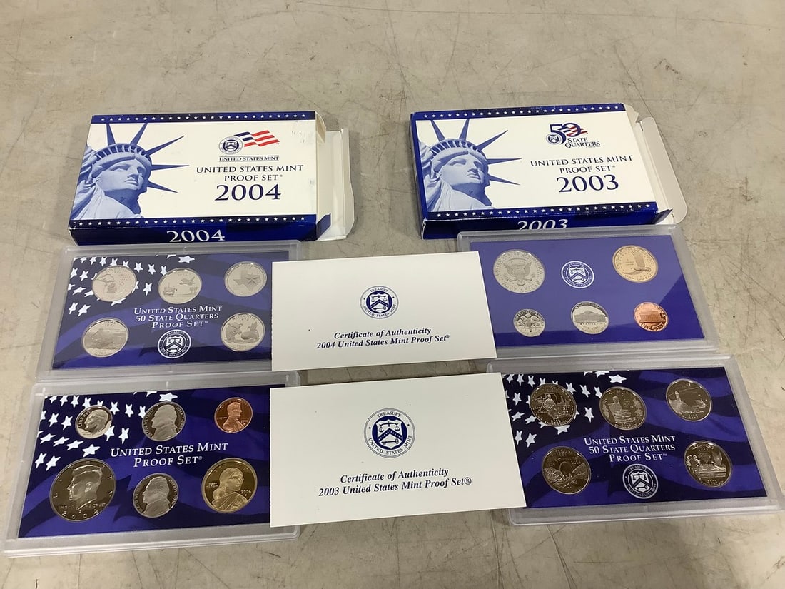 2003 and 2004 U.S. Mint Proof sets (1 of 1)