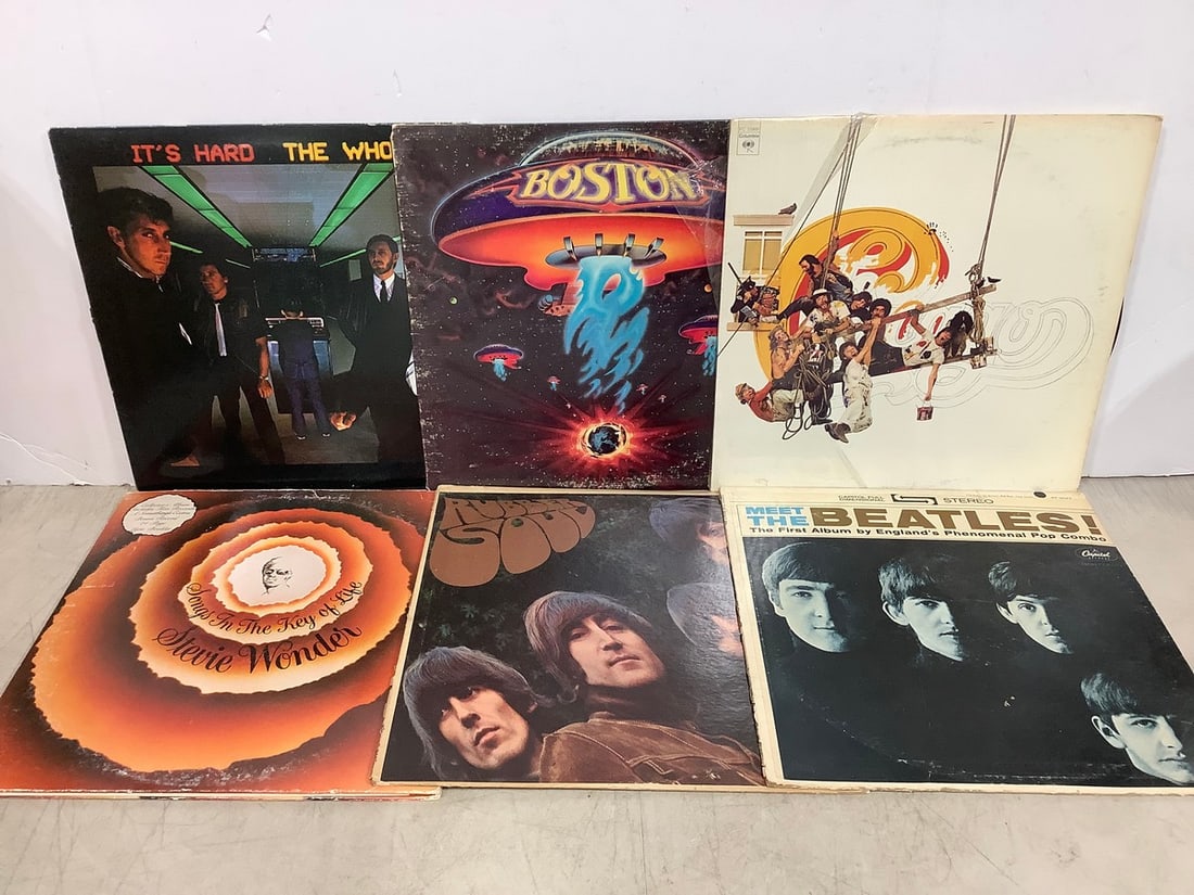 Vintage records(The Beatles, Boston, and more): Vintage records(The Beatles, Boston, and more)