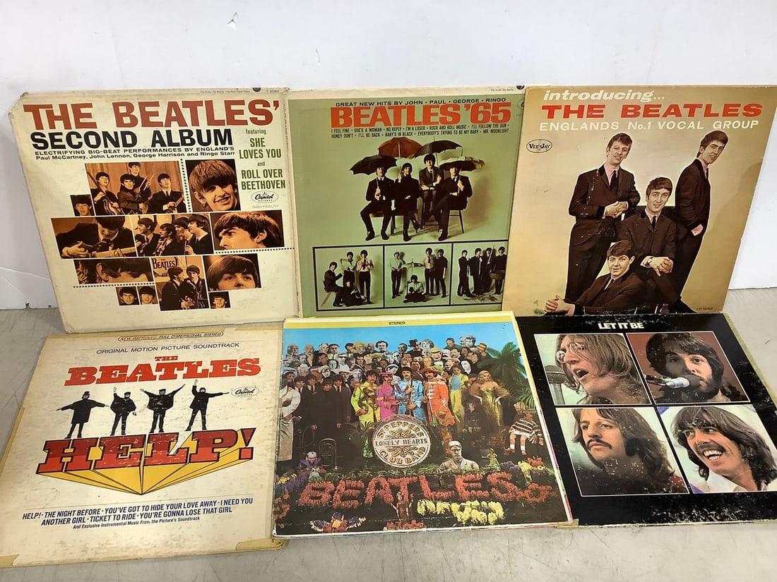 Vintage Beatles Records (1 of 1)