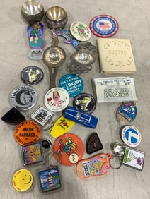 Vintage Pins, Keychains, Magnets, Photo Book, and more