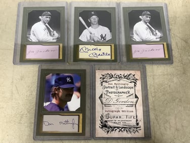 Collectible Cards (Mickey Mantle, Don Mattingly, etc)