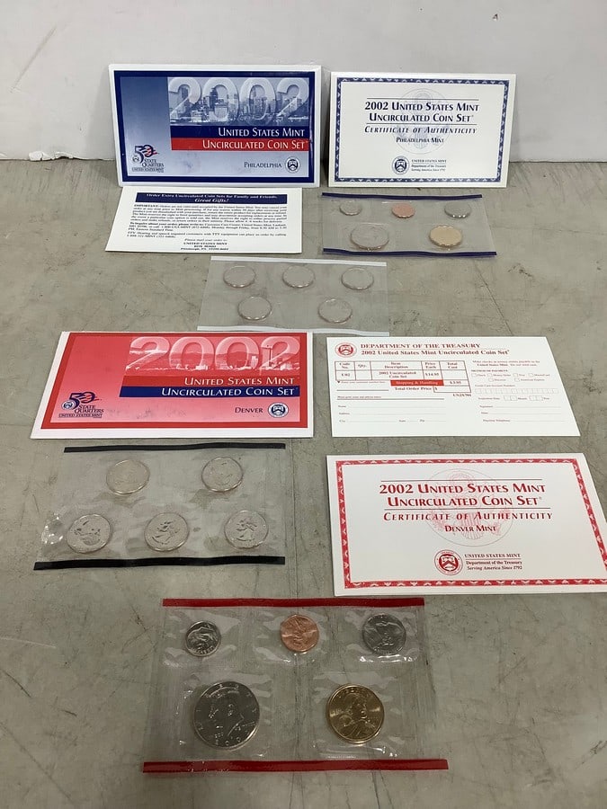 2002 United States Mint Uncirculated Coin Sets (1 of 1)